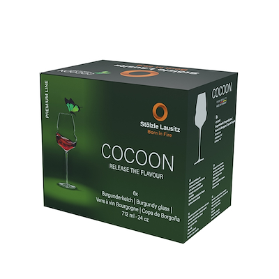 Stölzle Cocoon burgundy vinglas 71,2 cl 6 stk.