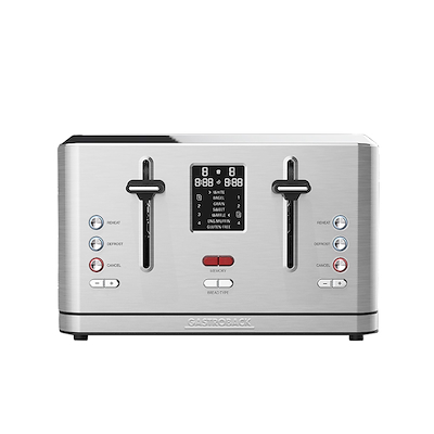 Gastroback Design dobbelt toaster Digital 4S