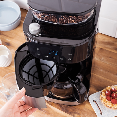 Gastroback kaffemaskine sort/stål