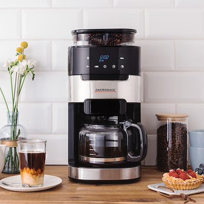 Gastroback kaffemaskine sort/stål