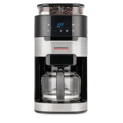 Gastroback kaffemaskine sort/stål