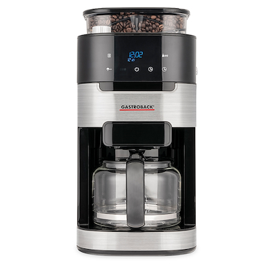 Gastroback kaffemaskine sort/stål