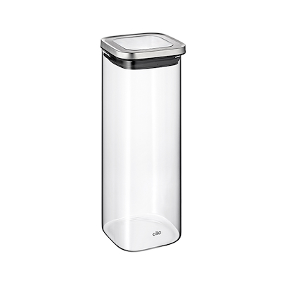 Cilio Cube opbevaringsglas 2 liter