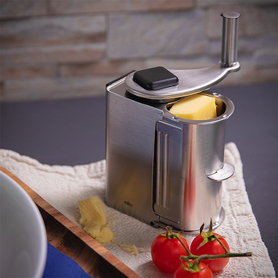 Cilio Deluxe parmesankværn stål