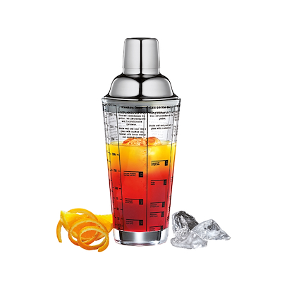 Cilio cocktail shaker med opskrifter 400 ml