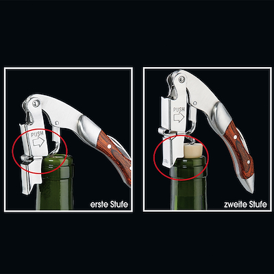Cilio Legno tjenerkniv stål/træ 3 funktioner