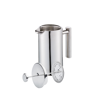 Cilio Sara stempelkande i stål 6 kopper 0,7 liter