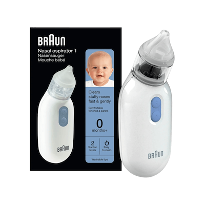 Braun næseaspirator hvid