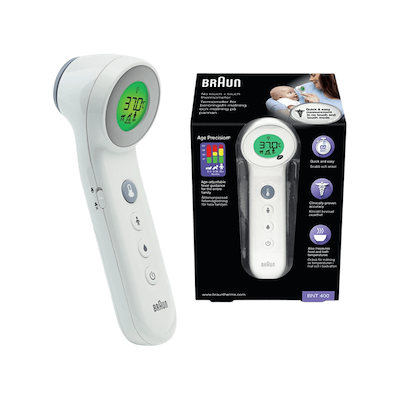 Braun BNT400 febertermometer hvid