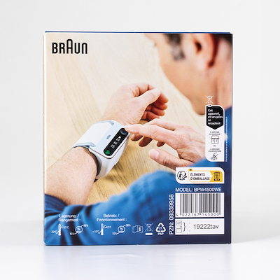 Braun Icheck 7 BPW4500WE blodtryksmåler til håndled