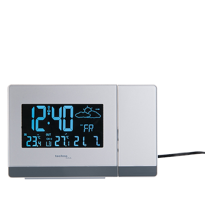 Technoline radiostyret vækkeur med projektor