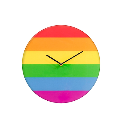 Techno Line vægur regnbuefarvet