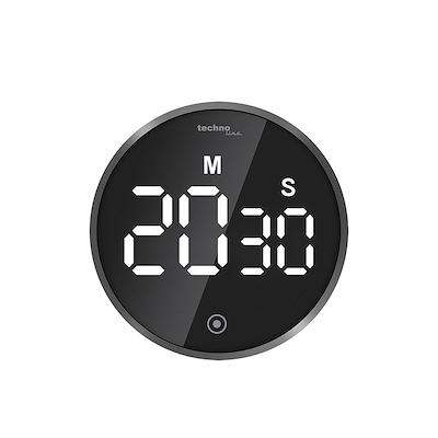 Techno Line køkkentimer sort
