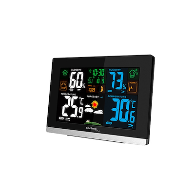 Techno Line digital vejrstation med farvedisplay