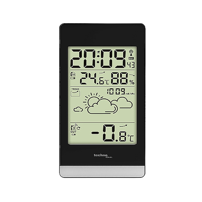 Technoline TX205 digital vejrstation sort