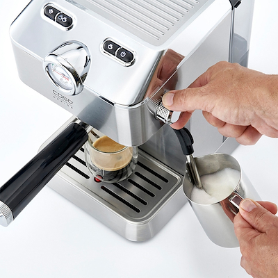 Caso Gourmet espressomaskine stål 1100 watt
