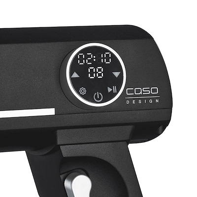 Caso køkkenmaskine sort stål 1800 watt