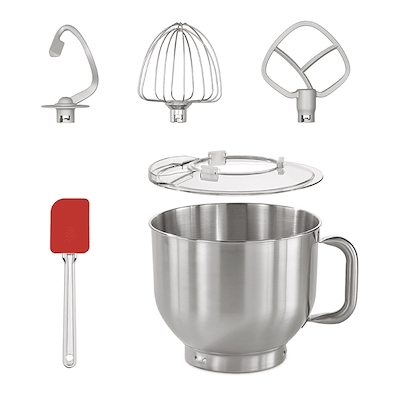 Caso køkkenmaskine sort stål 1800 watt