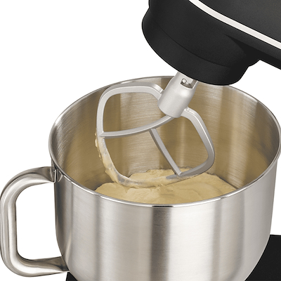 Caso køkkenmaskine sort stål 1800 watt