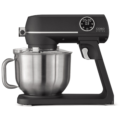 Caso køkkenmaskine sort stål 1800 watt