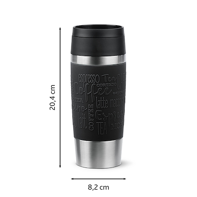 Tefal Classic Travel termokrus stål/sort 0,36 liter