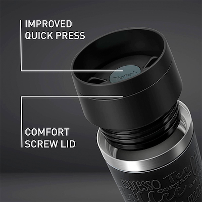 Tefal Classic Travel termokrus stål/sort 0,36 liter