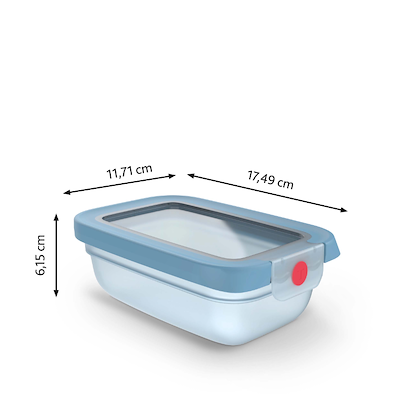 Tefal OneClick Fresh opbevaringsboks blå 0,5 liter