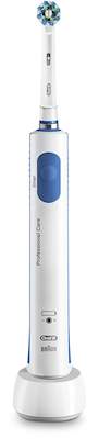 Oral-B Pro 600 CrossAction elektrisk tandbørste hvid