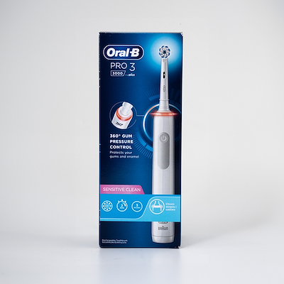 Oral-B Pro 3000 Sensitive White elektrisk tandbørste