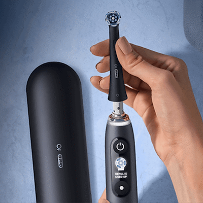 Oral-B iO Series 9 Black Onyx elektrisk tandbørste med rejseetui