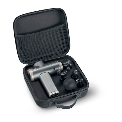 Beurer PR-MG2R Intense + genopladelige massage pistol grå