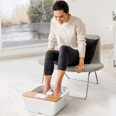 Beurer FB 65 fodspa hvid/træ 650 watt