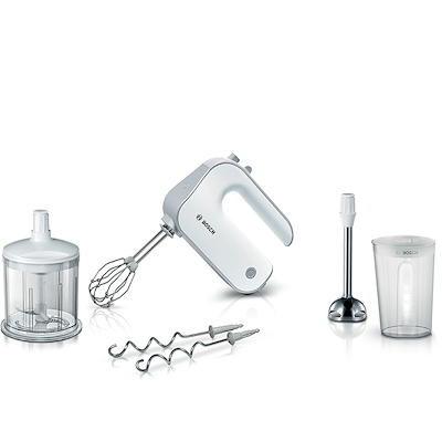 Bosch MFQ4080 Styline håndmixer hvid 500 watt + tilbehør