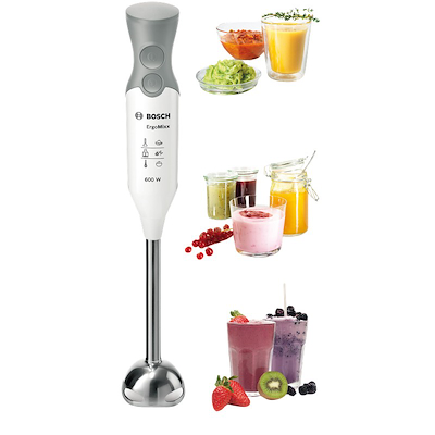 Bosch ErgoMixx MSM66110 stavblender hvid 600 watt