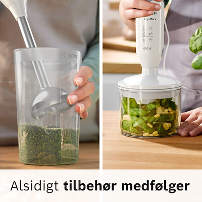 Bosch ErgoMixx stavblender MSM66120 med tilbehør 600 watt