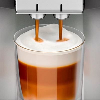 Siemens Te655319RW fuldautomatisk espresso/kaffemaskine safir sort metallisk