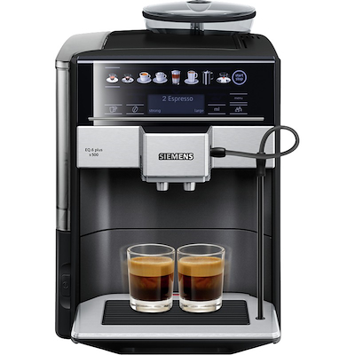 Siemens EQ6 Plus TE655319RW fuldautomatisk kaffemaskine sort
