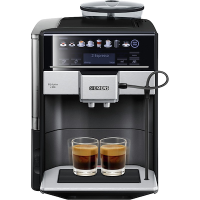 Siemens EQ6 Plus TE655319RW fuldautomatisk espressomaskine sort