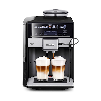 Siemens EQ6 Plus TE655319RW fuldautomatisk kaffemaskine sort