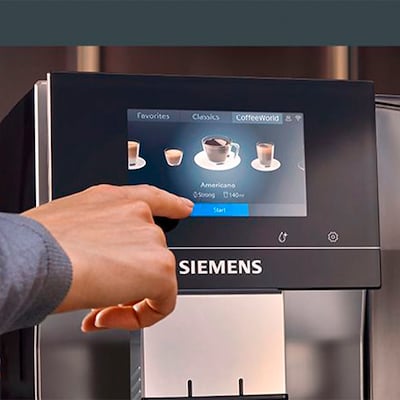 Siemens TP705R01 fuldautomatiske espresso/kaffemaskine morgendis