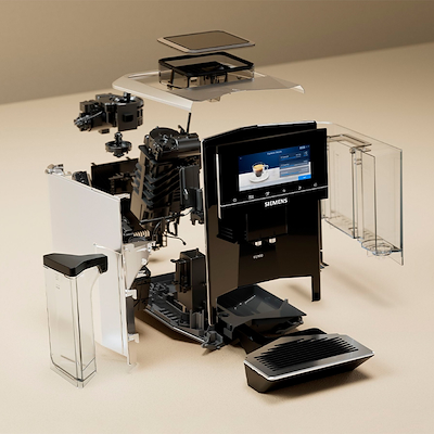 Siemens EQ900 TQ903R09 fuldautomatisk espressomaskine 1500 watt