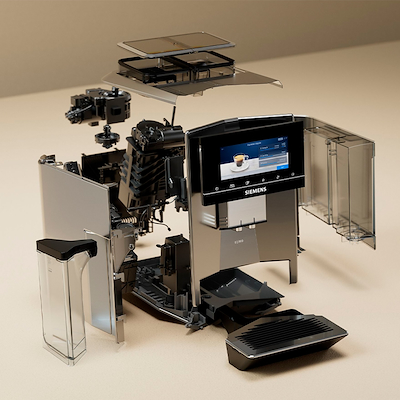 Siemens EQ900 TQ907R05 fuldautomatisk kaffemaskine 1500 watt