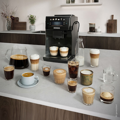 Siemens TP601E09 EQ600 iAroma fuldautomatisk kaffemaskine sort