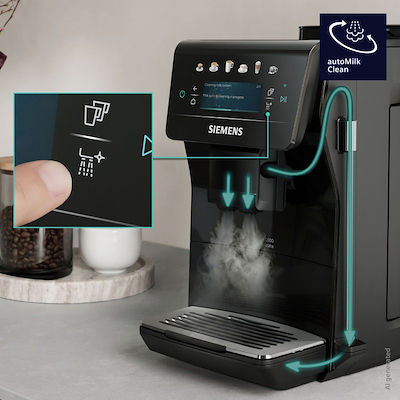 Siemens TP601E09 EQ600 iAroma fuldautomatisk kaffemaskine sort