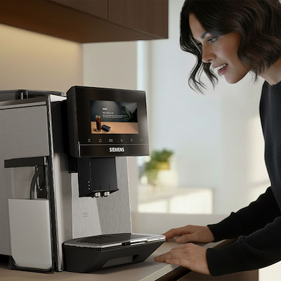 Siemens EQ900 TQ923E03 iAroma fuldautomatisk kaffemaskine rustfrit stål