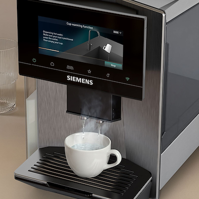 Siemens EQ900 TQ923E03 iAroma fuldautomatisk kaffemaskine rustfrit stål