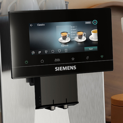 Siemens EQ900 TQ923E03 iAroma fuldautomatisk kaffemaskine rustfrit stål