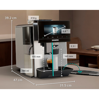 Siemens TQ923EZ3 EQ900 plus iAroma fuldautomatisk kaffemaskine