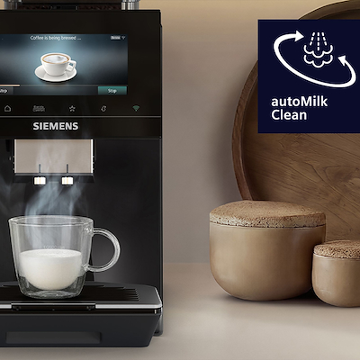 Siemens EQ900 Plus TQ925EZ5 fuldautomatisk kaffemaskine mørk rustfrit stål