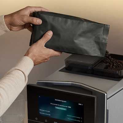 Siemens TQ927EZ3 EQ900 plus iAroma fuldautomatisk kaffemaskine med dualBean system